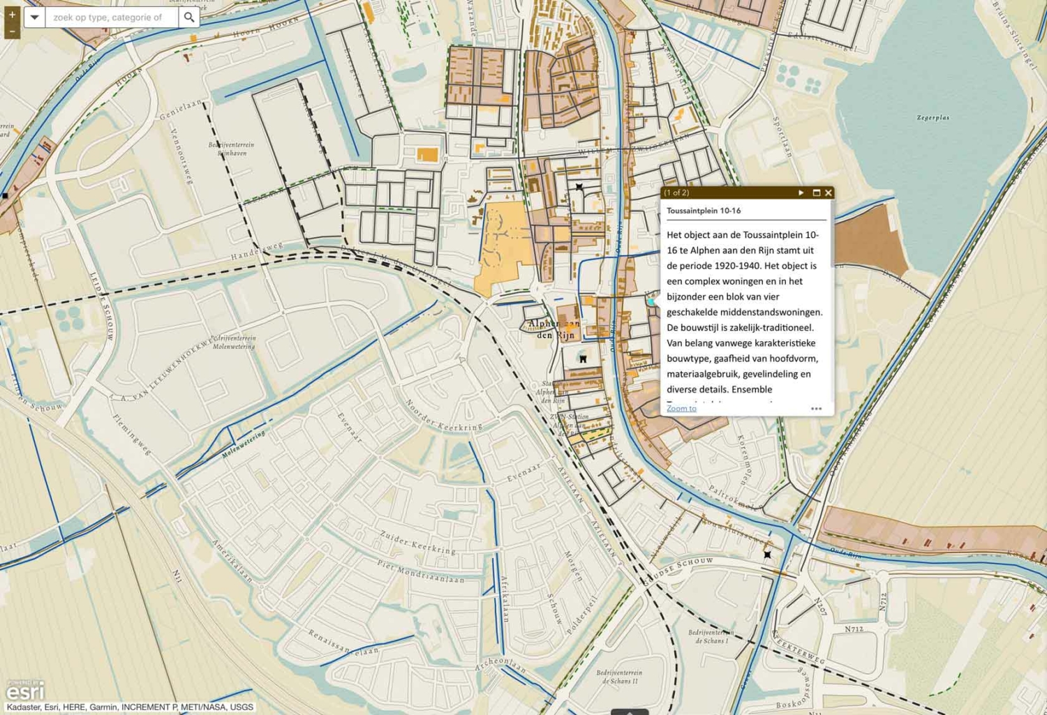 Cultuurhistorische Waardenkaart Alphen aan den Rijn - RAAP Archeologie