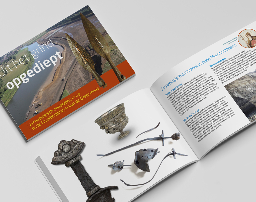 uit het grind opgediept